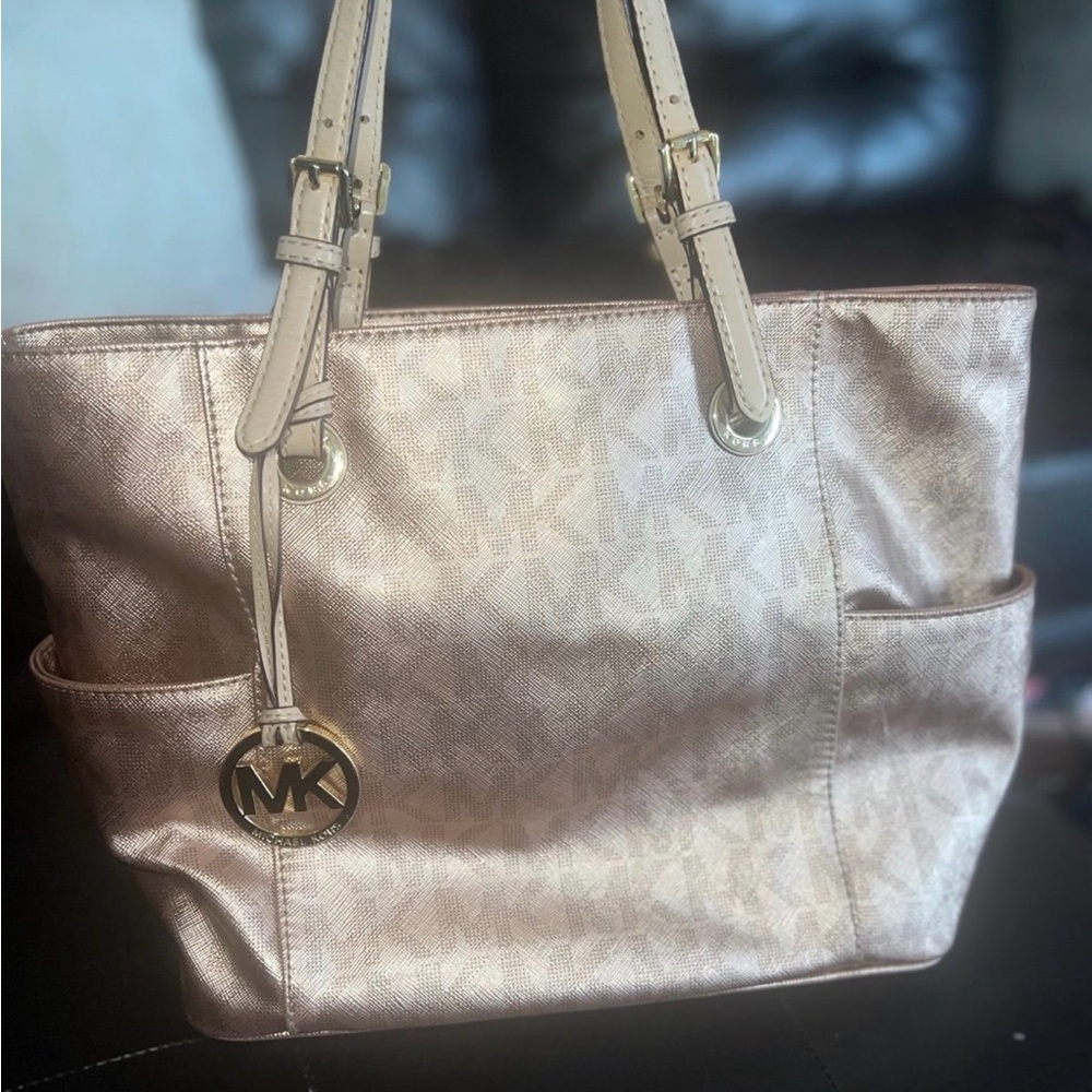 Michael Kors Rose Gold Tote